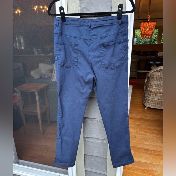 GRETCHEN SCOTT Navy Blue Pants Women's Size L - Picture 2 of 4
